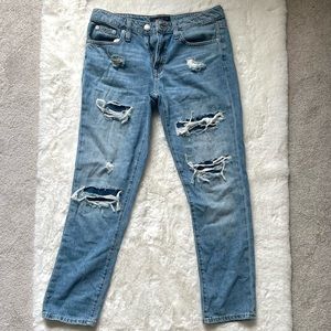 Low Rise Boyfriend Jeans